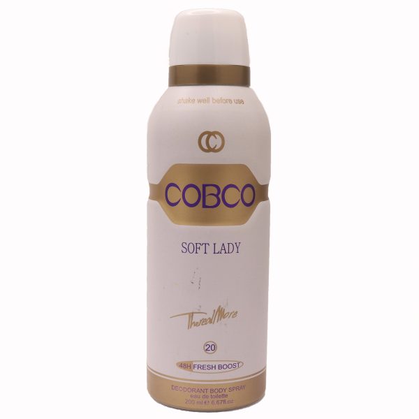 اسپری بدن زنانه کوبکو COBCO مدل Soft lady (آلین)