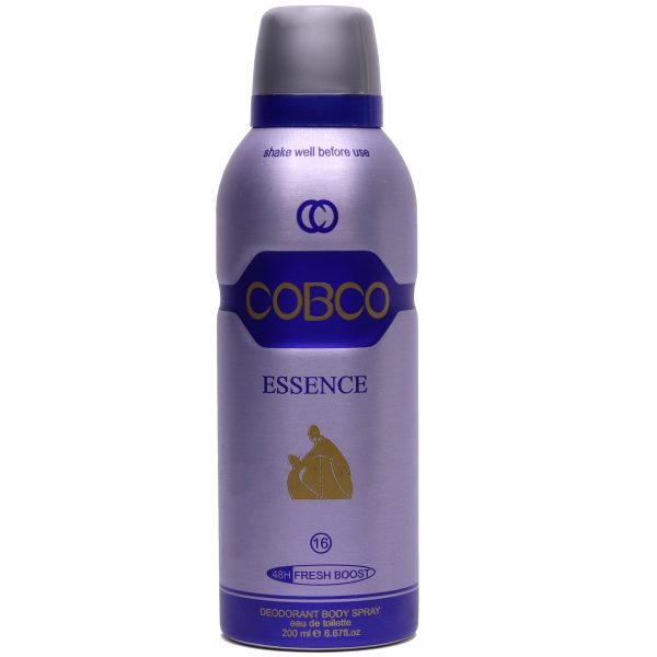 اسپری بدن زنانه کوبکو COBCO مدل ESSENCE اکلت