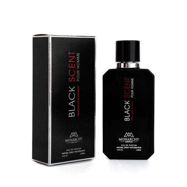 ادکلن مردانه مونارچی MONARCHYمدل BLACK SCENT  INTENSE حجم 100 میل