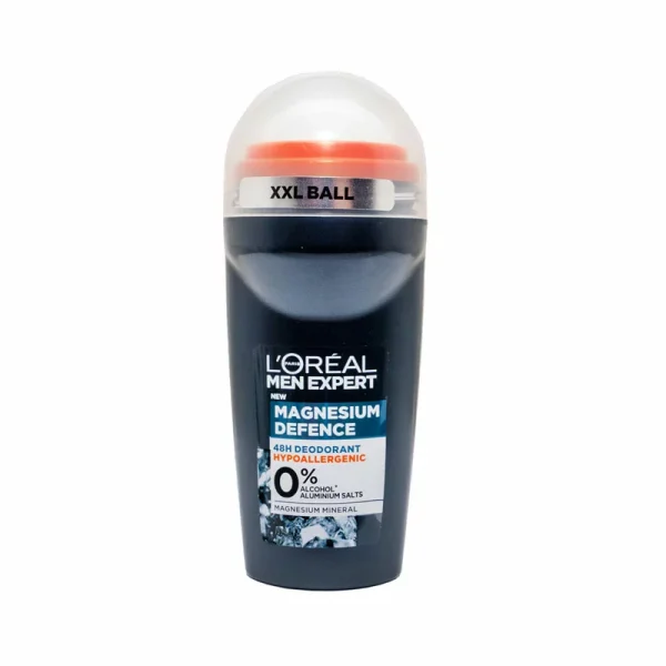 مام رول ضد تعریق مردانه لورئال LOREAL MAGNESIUM DEFENCE