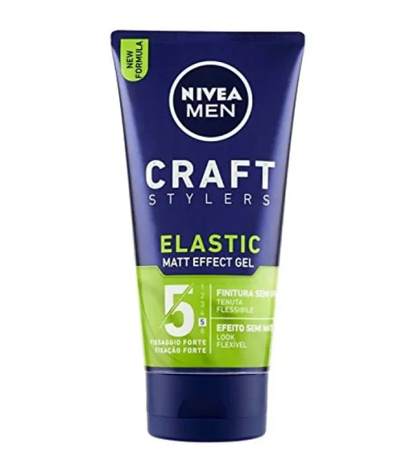 ژل مو الاستیک مات افکت 5 نیوآ NIVEA ELASTIC MATT EFFECT حجم 150 میل