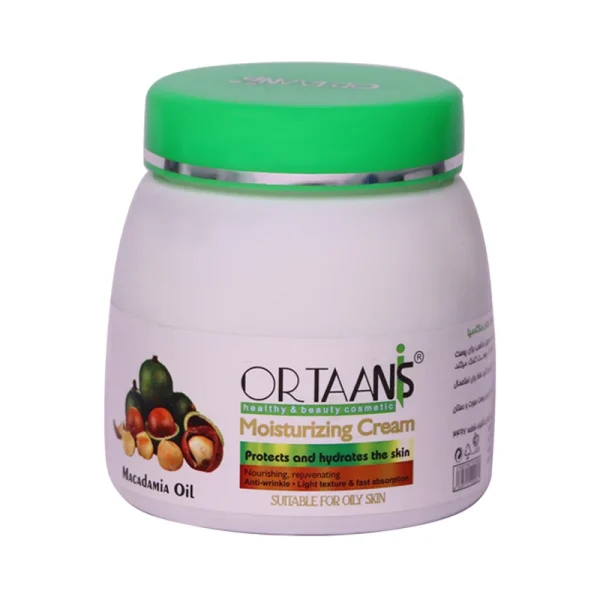 کرم کاسه ای دست و صورت ماکادمیا اورتانیس 300 میل ORTAANIS Moisturizing cream