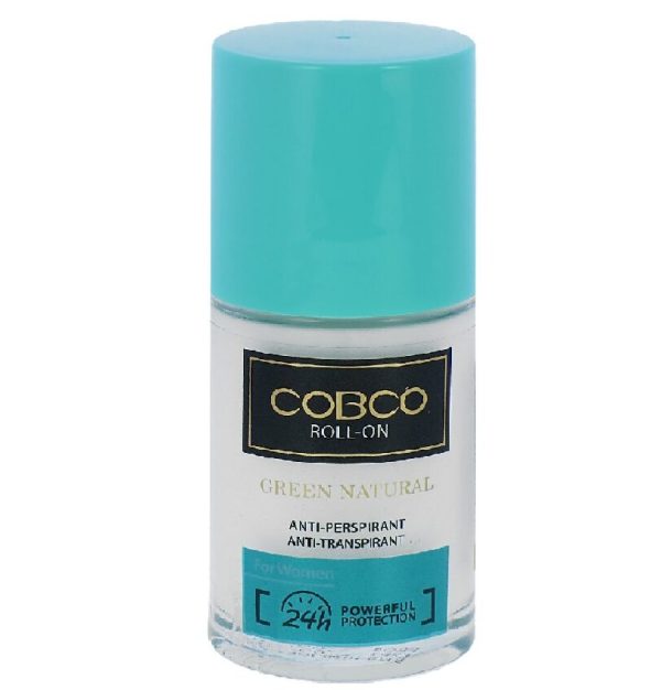 مام رول ضد تعریق زنانه گرین نچرال کوبکو COBCO ROLL ON GREEN NATURAL 75 ML